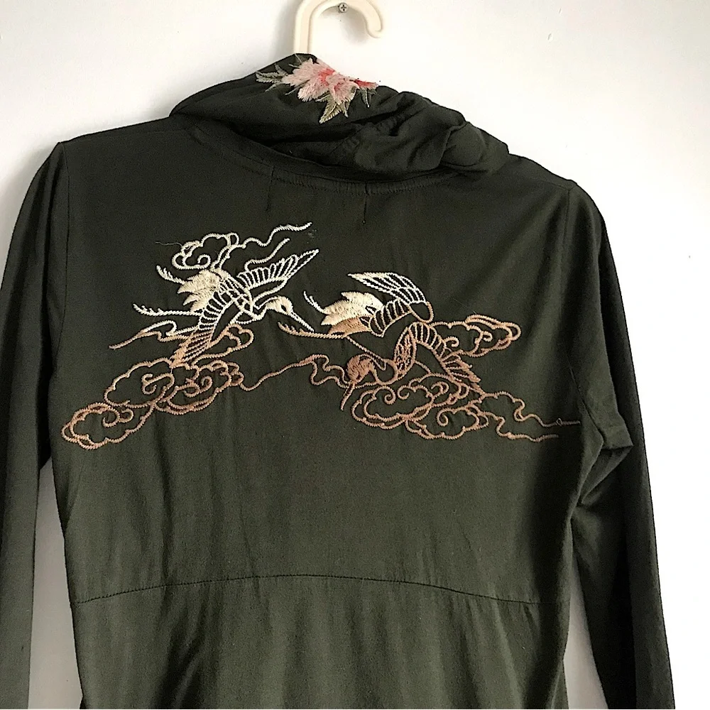 JWLA JOHNNY WAS Hoodie Embroidered Dress Tunic - Picture 5 of 10